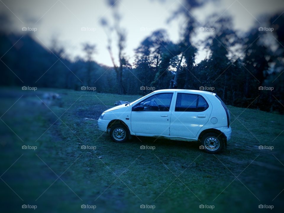 vehicle. standing alone