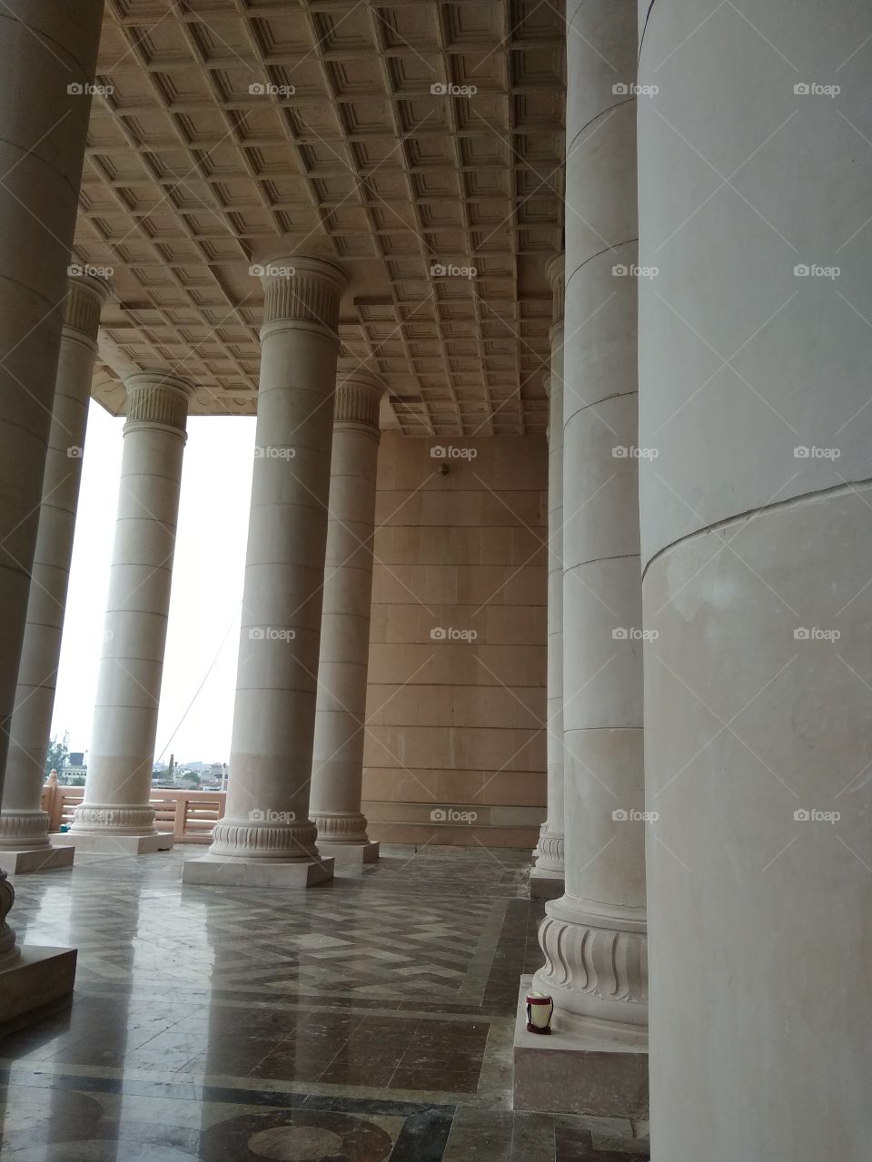 stone pillars