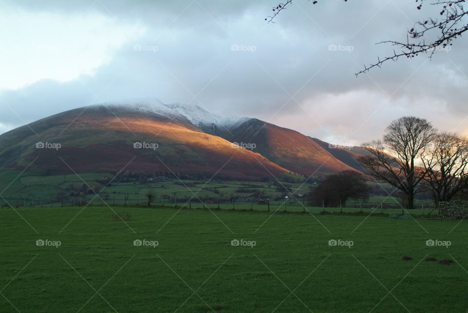 Sunrise in Lake District 