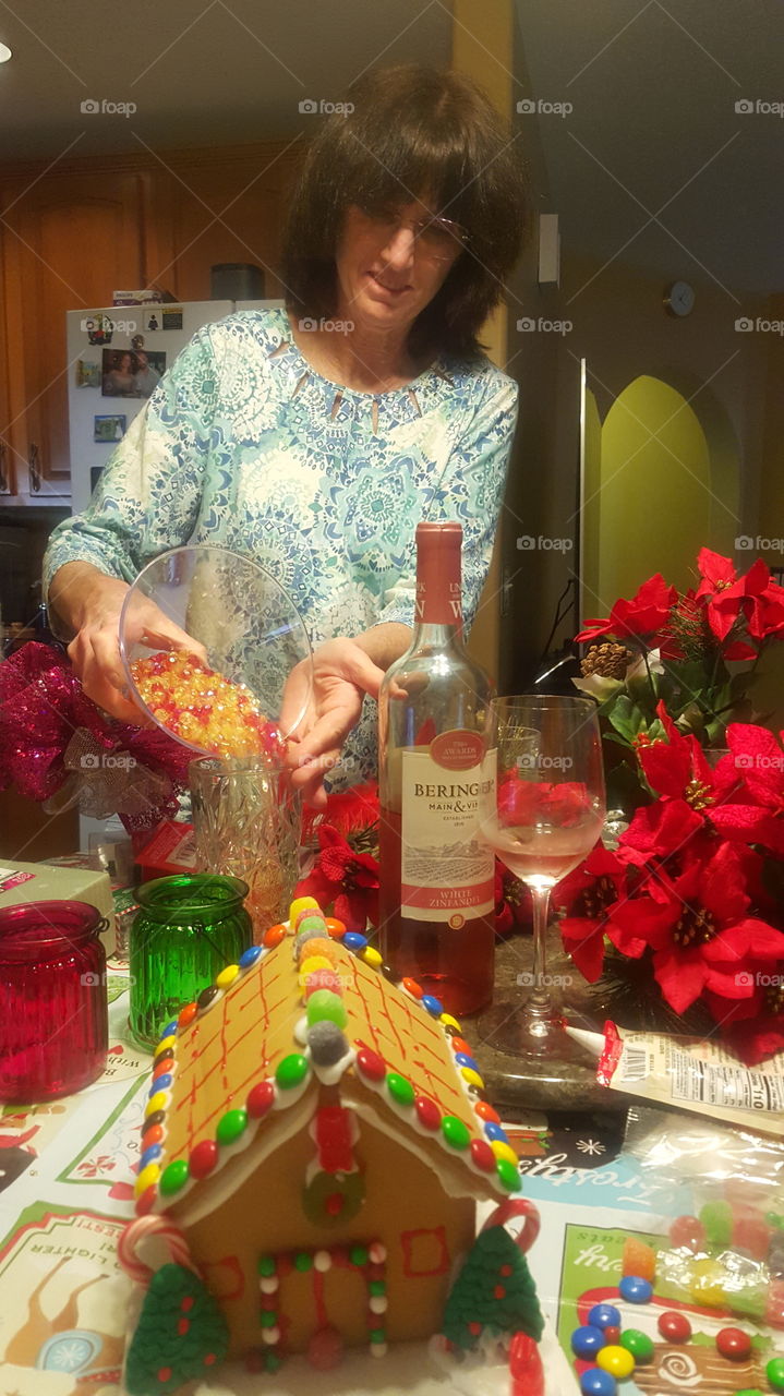 Making Christmas goodies