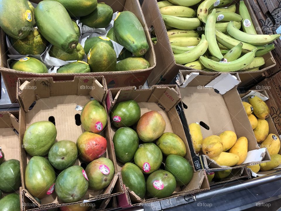 Tropical fruits 