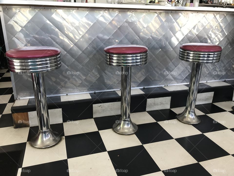 Vintage lunch counter