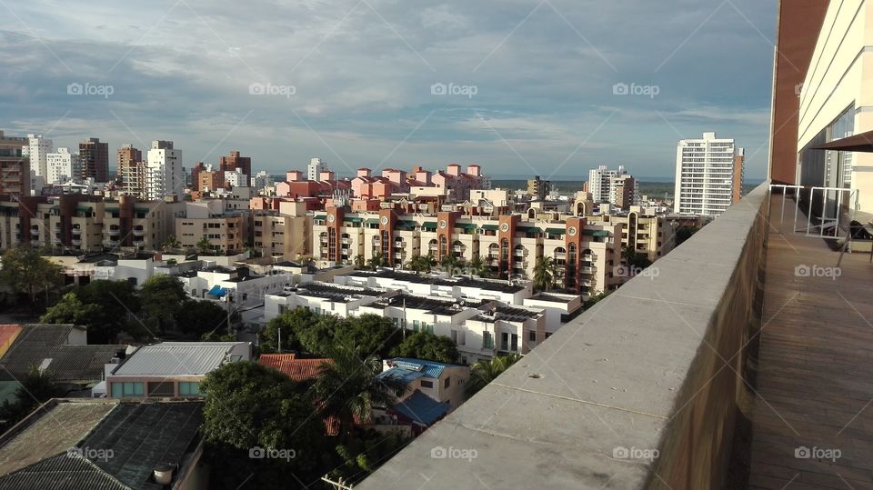 city Barranquilla sky houses
