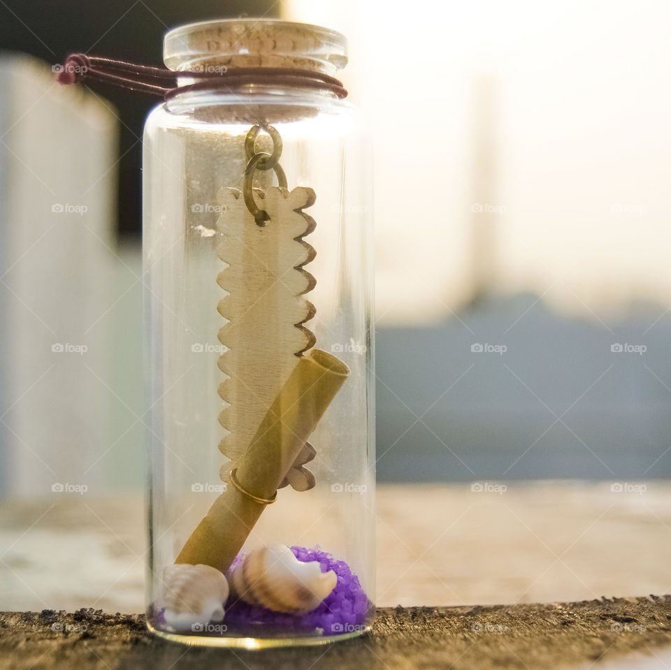 A message in a bottle
