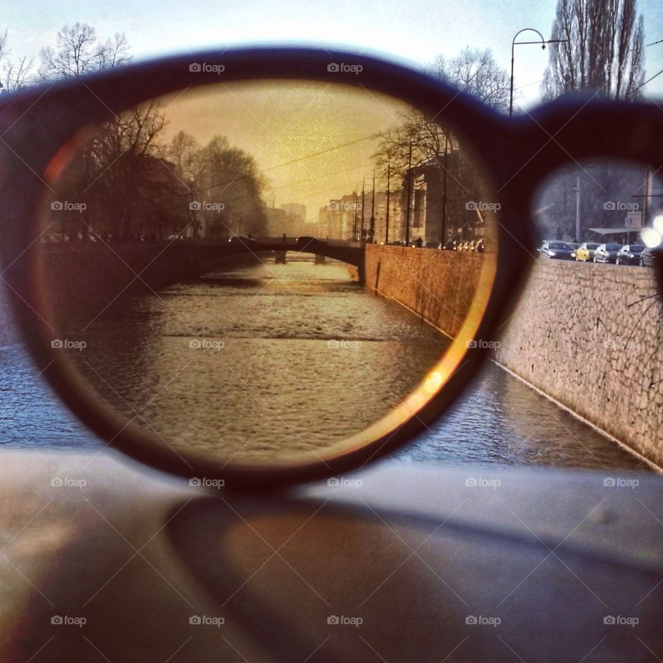 Sunglasses view
