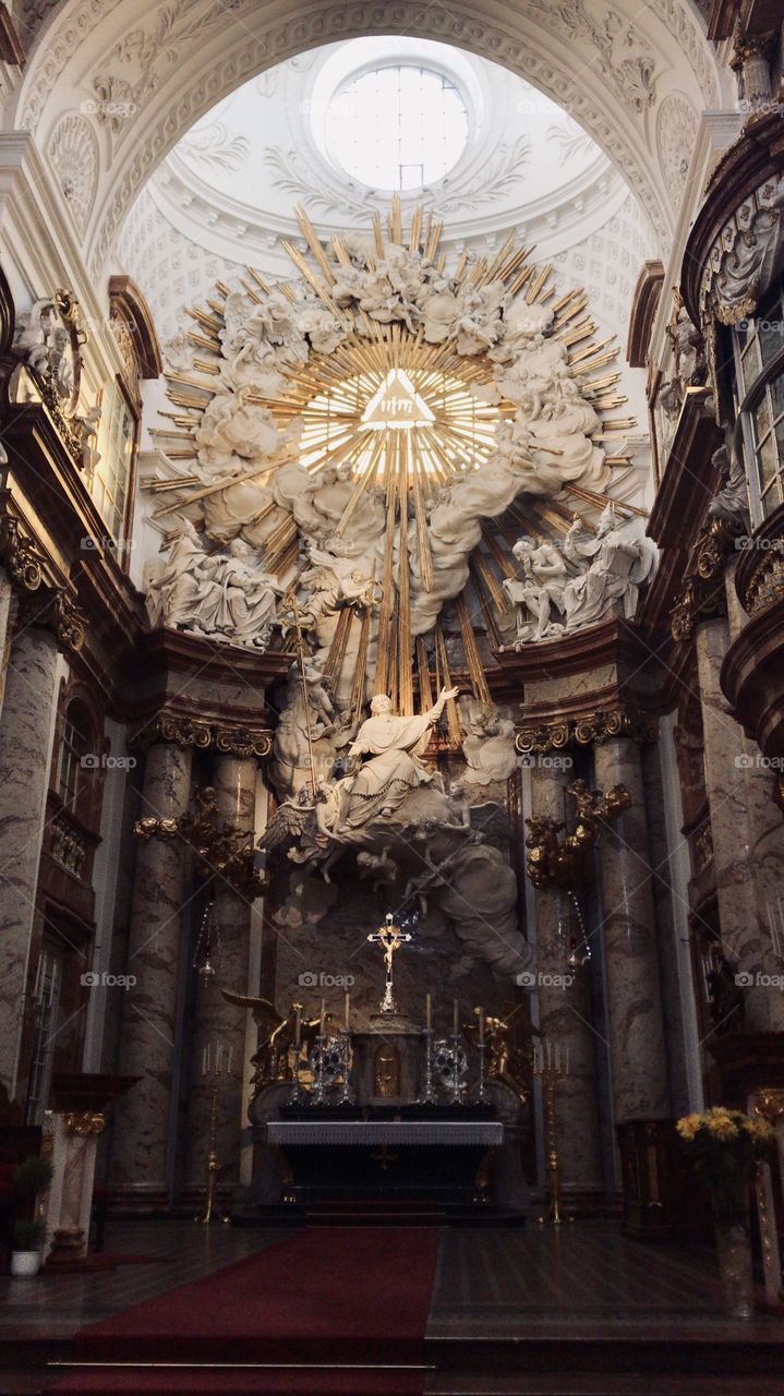 Incredible art in cathedral