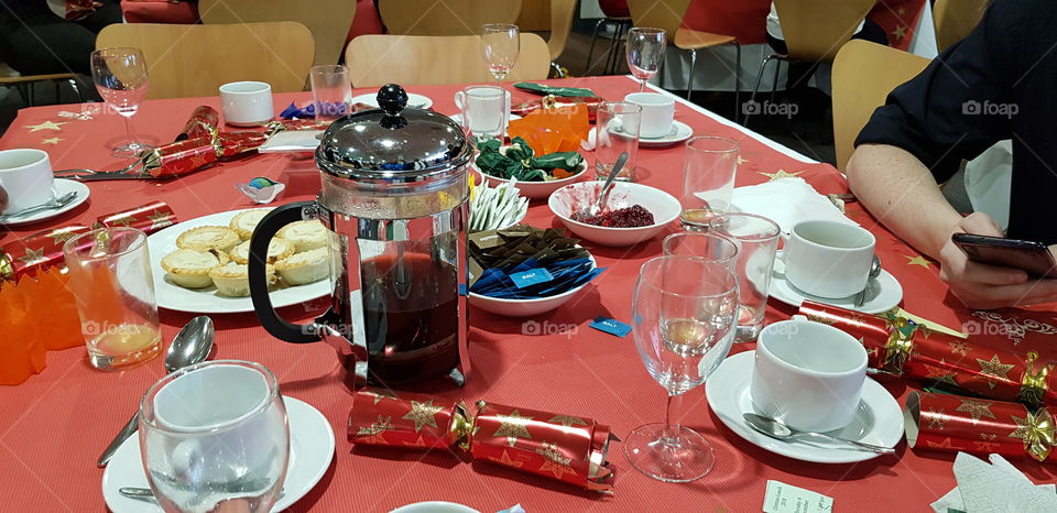 Christmas lunch at work