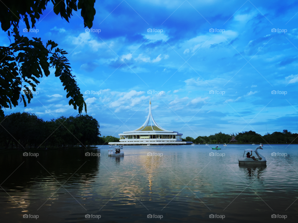 Nation park in Bangkok city Thailand