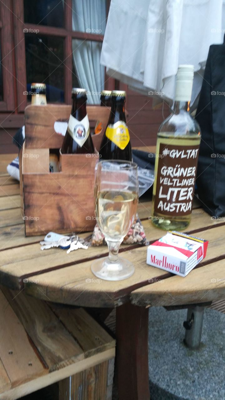 Alkohol und Zigaretten