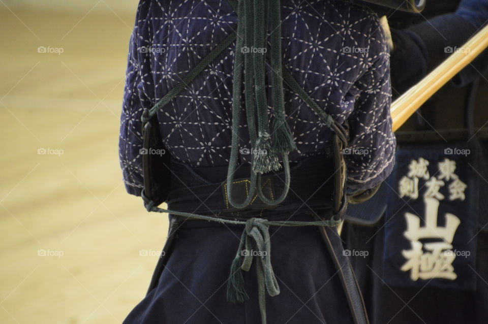 Kendo Suit From The Back