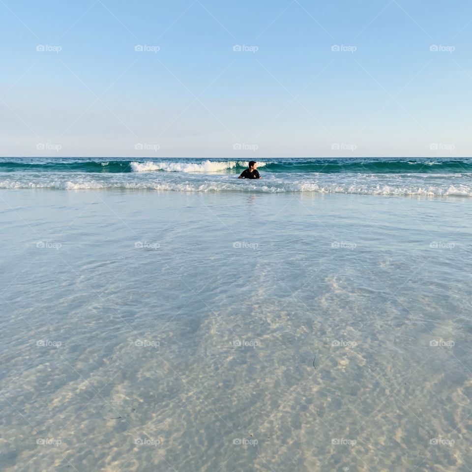 Waiting for the Waves to Crash on the Emerald Coast
