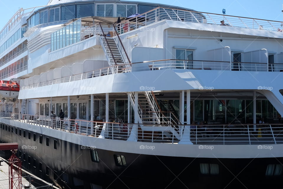 Cruise ship in Antwerp