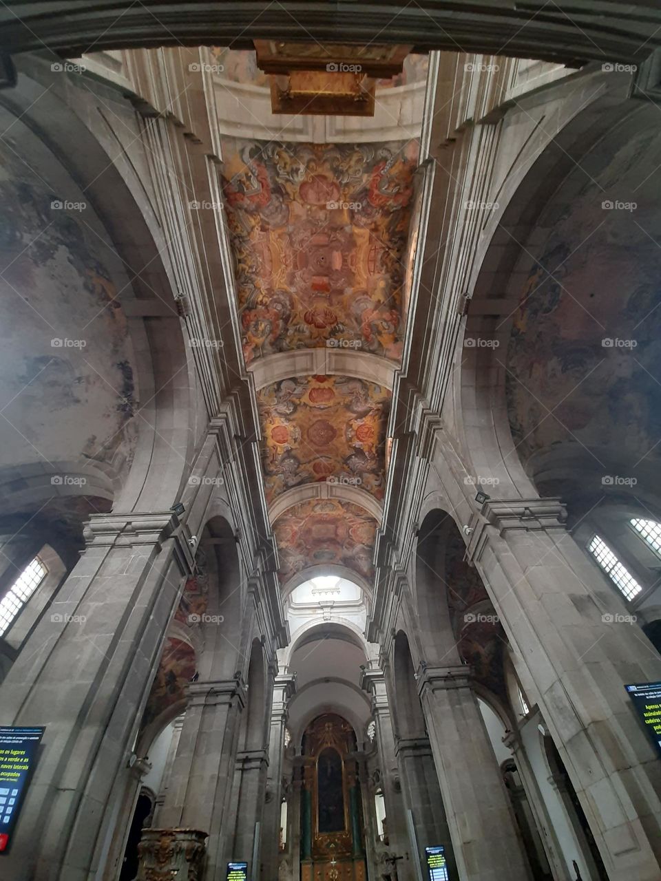 Looking up to religious beauty