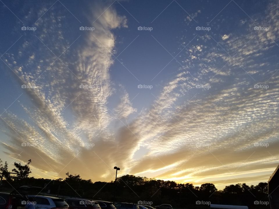 Unusual clouds on Cape Cod
