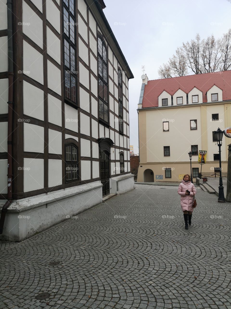 Streets of Zielona Góra. Poland