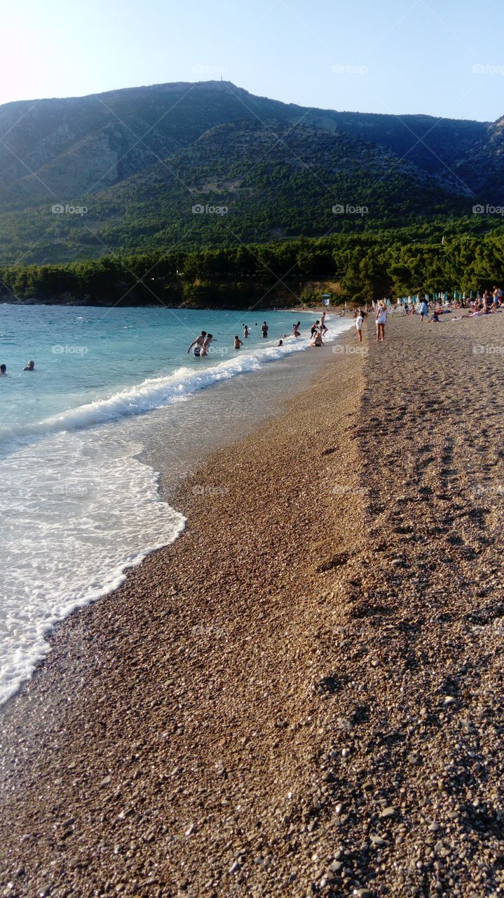 Zlatni rat Beach, Bol, Island Brac, Croatia