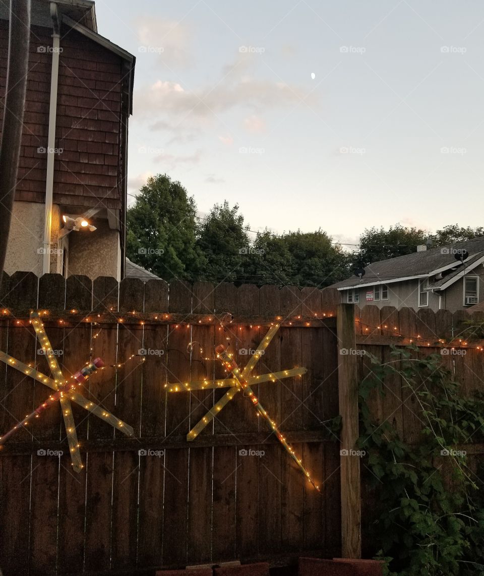 night patio