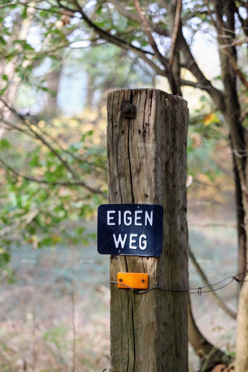 Eigen weg 