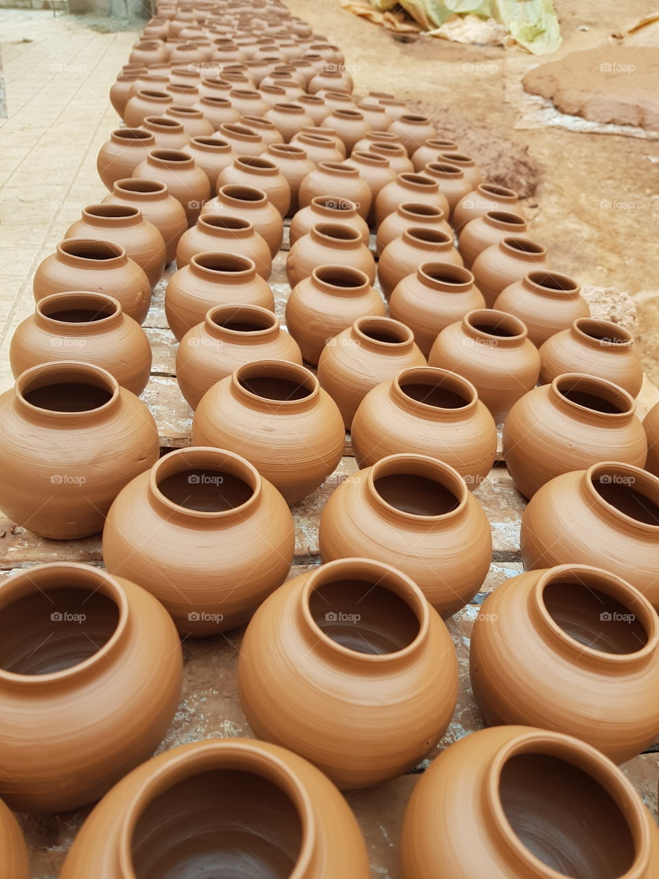 Morocco, pottery of safi city