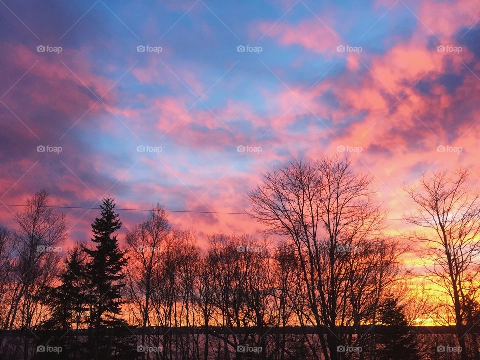 Sunset over the Highway 