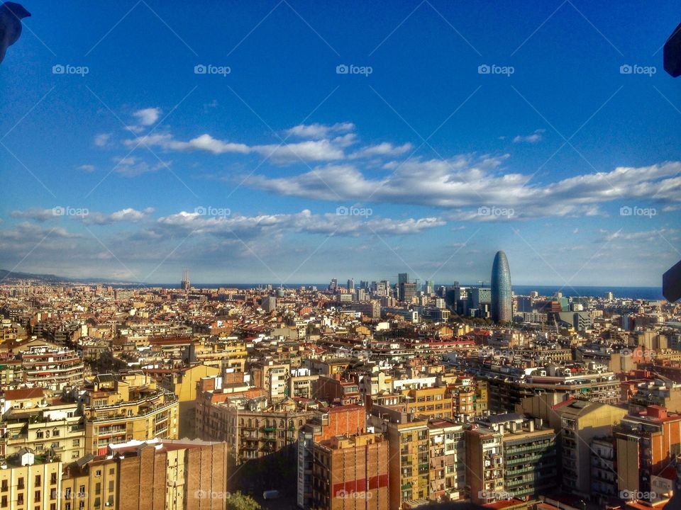 Spain Barcelona from Sagrada Familia
