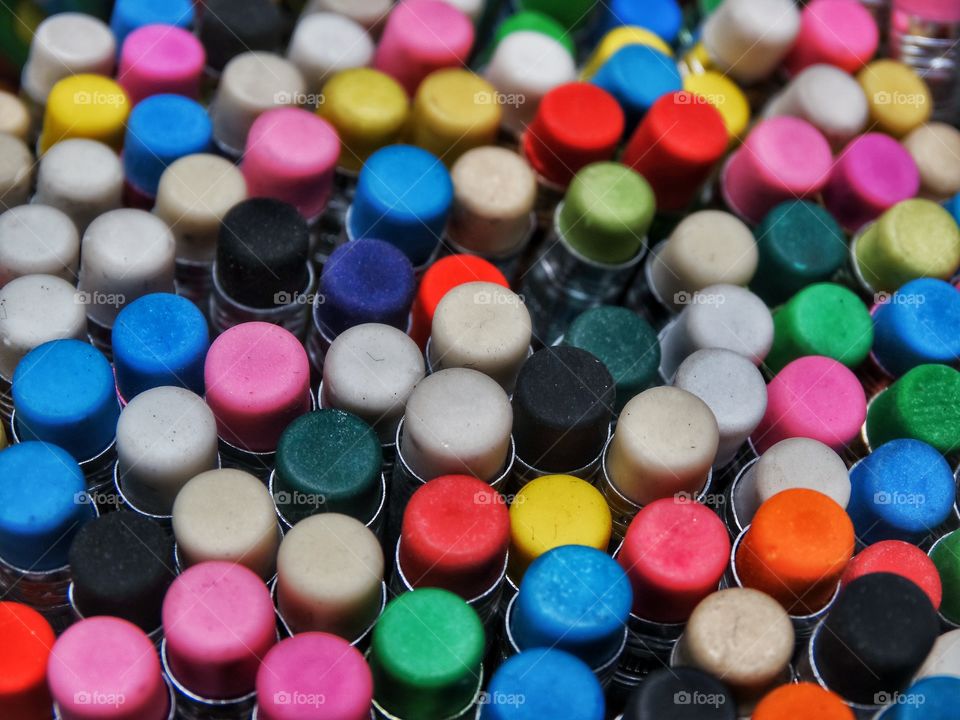 Colorful Pencil Erasers