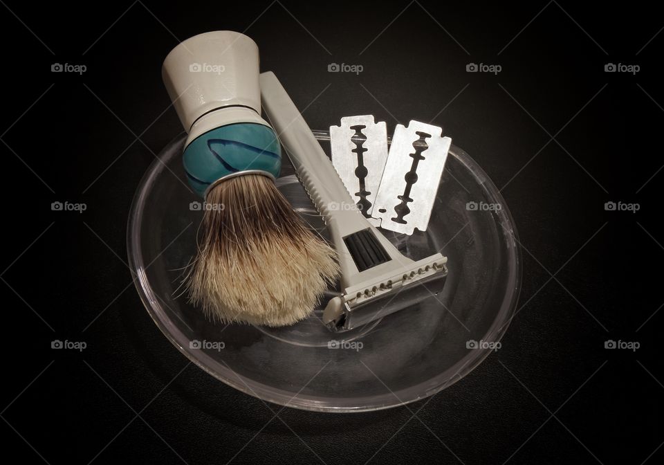 Vintage shave kit